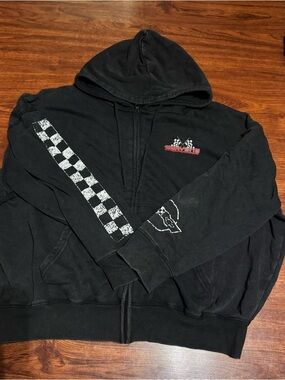 Aeropostale Black Hoodie with Chevrolet Logo